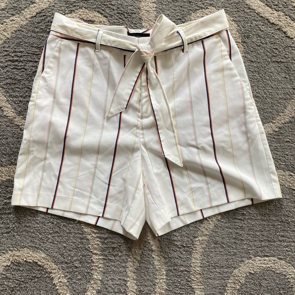Banana Republic stripe high waisted shorts size 6